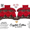 Crystal Cotton 2pcs bed sheet for 2 single beds produce by Diamond