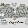 Crystal Cotton 2pcs bed sheet for 2 single beds produce by Diamond