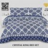 King size crystal cotton bedsheet set product by Diamond