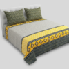 3 Piece King size Bed Sheet Set with 2 Pillowcovers