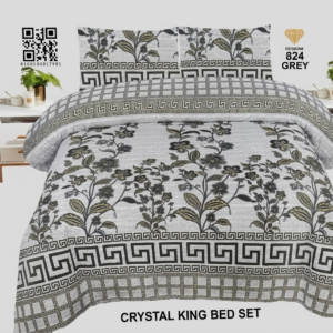 King size crystal cotton bedsheet set product by Diamond
