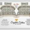 Crystal Cotton 2pcs bed sheet for 2 single beds produce by Diamond