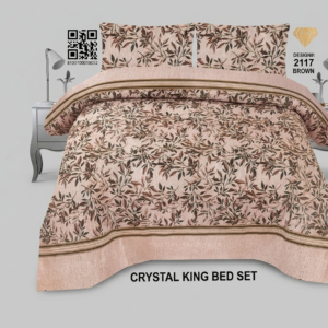 King size crystal cotton bedsheet set product by Diamond
