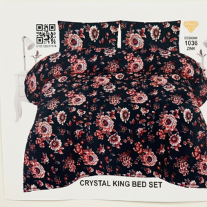 King size crystal cotton bedsheet set product by Diamond